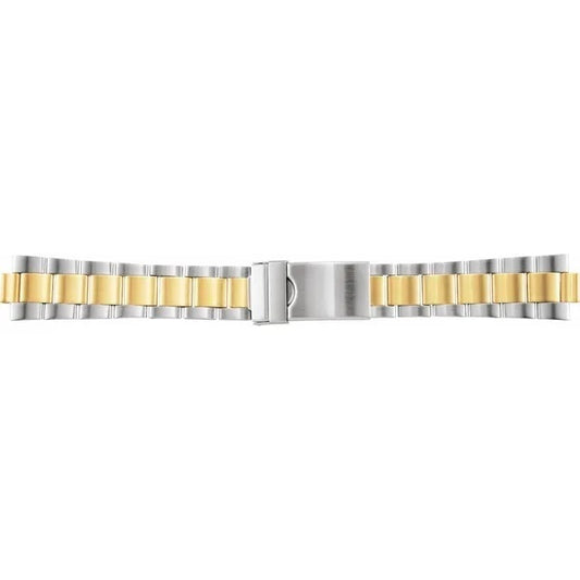 18-22 mm Silver/Gold Stainless Steel Multi-End Piece Divers Watch Band
