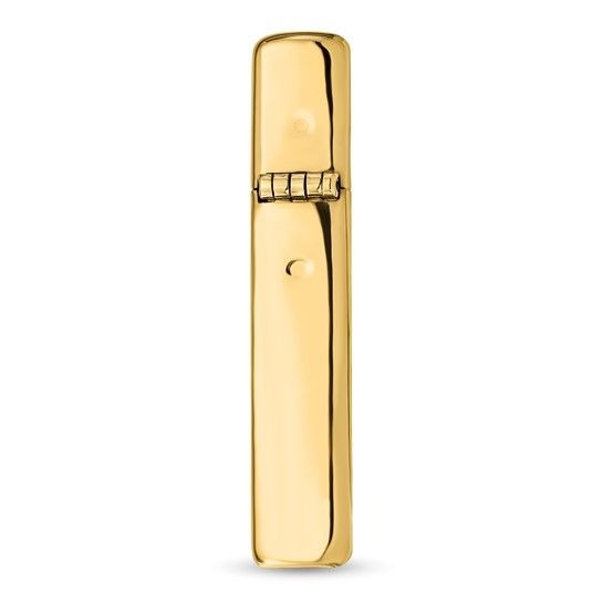Zippo Slim High Polish Brass Lighter - Gold Tone Finish Made In USA Reliable Design