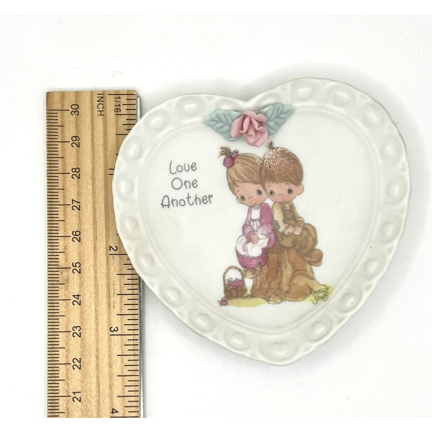 Precious Moments Porcelain Plate Love One Another