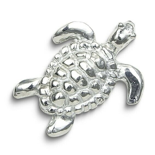 Pewter Turtle Magnetic Scarf Pin Brooch
