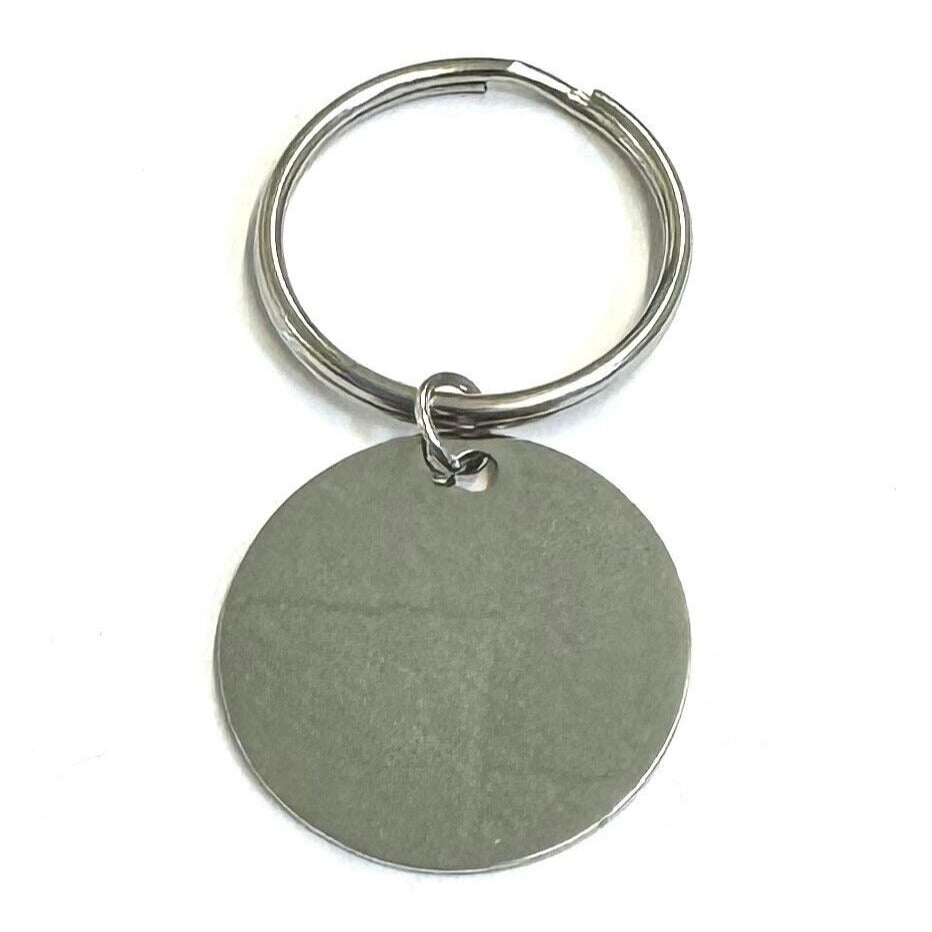 Foley, Alabama Steam Engine Train Stainless Steel Round Keychain