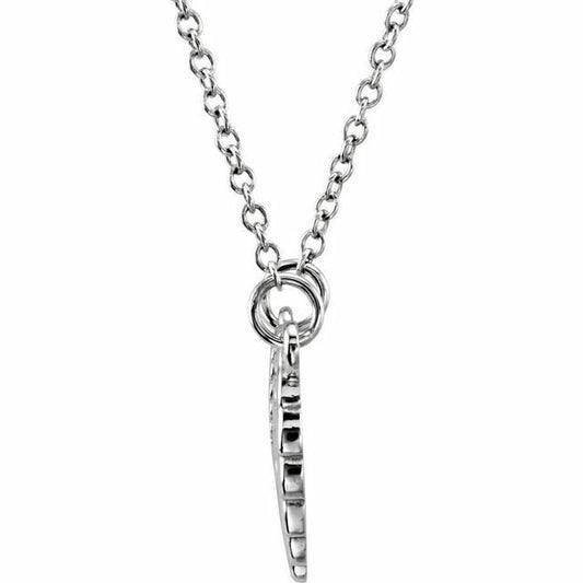 Sterling Silver Angel Wings 16-18 inch Necklace