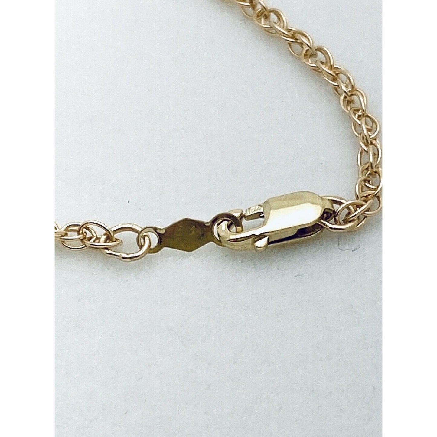 10K Yellow Gold 2mm Loose Rope Chain 20 Inch Lobster Clasp