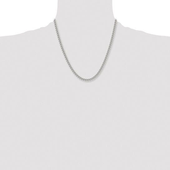 Chisel Stainless Steel Polished 5.3mm Round Curb 20 inch Chain