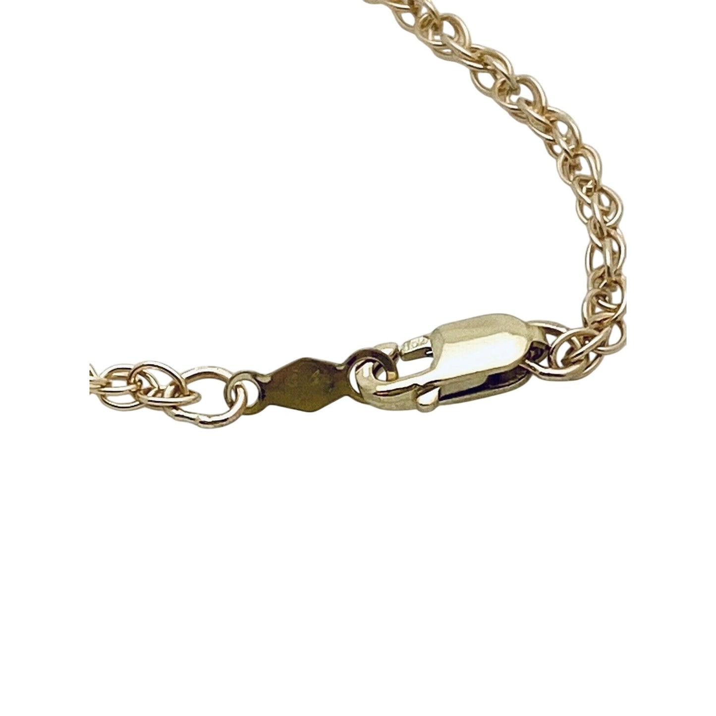 10K Yellow Gold 2mm Loose Rope Chain 20 Inch Lobster Clasp