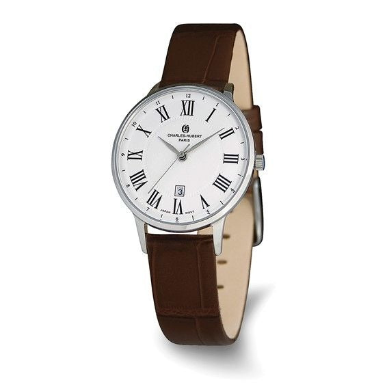 Charles-Hubert Stainless Steel Quartz Watch