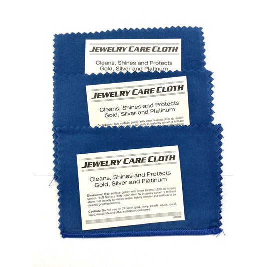 3 Silver Gold Platinum Jewelry Cleaning Polishing Protect Cloth FREE SHIPPING