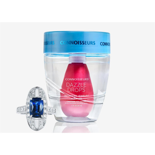 CONNOISSEURS Advanced Dazzle Drops, Jewelry Cleaner Concentrate Solution, 1 Ounc