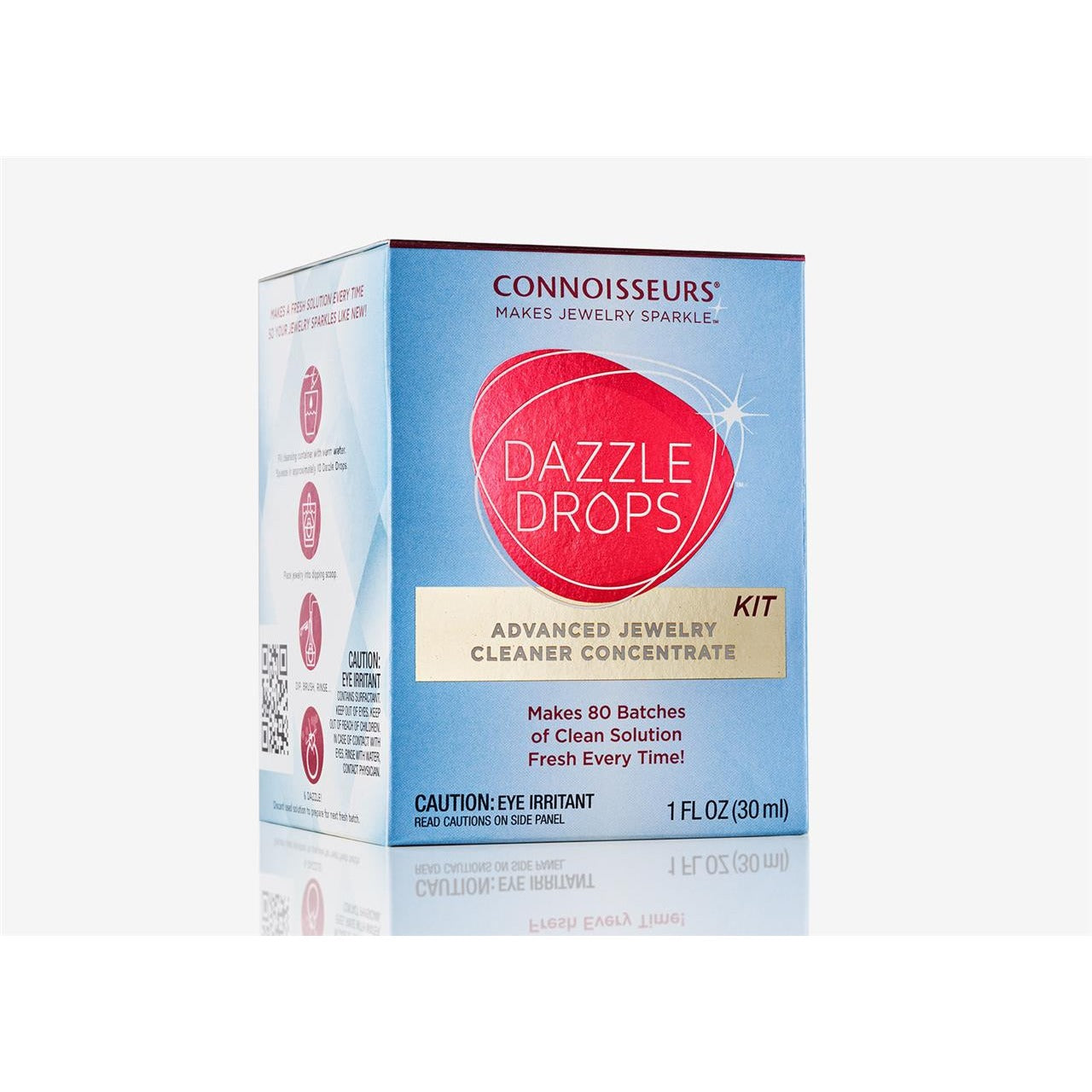 CONNOISSEURS Advanced Dazzle Drops, Jewelry Cleaner Concentrate Solution, 1 Ounc