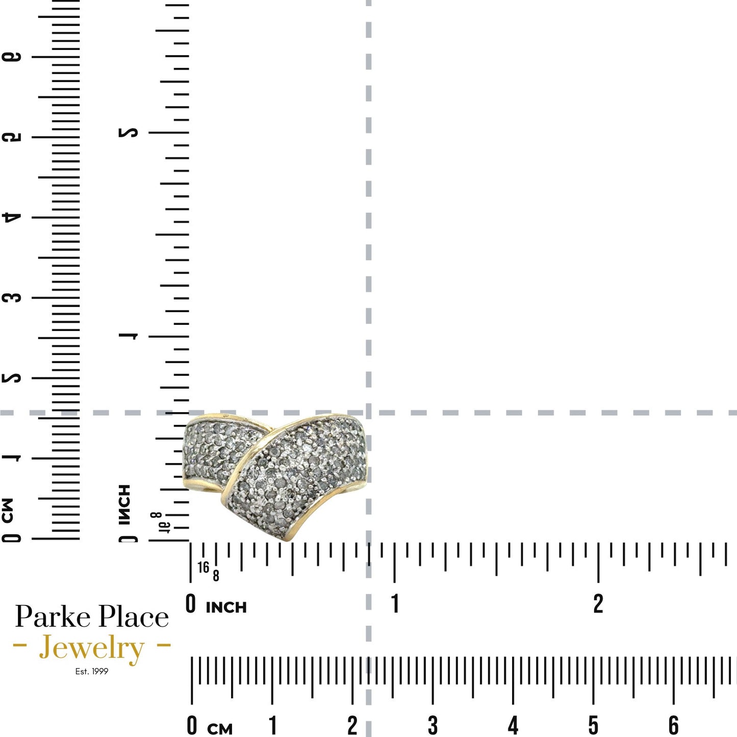 1ctw Diamond Cocktail Cluster Band 10k Yellow Gold Ring 5.9g Size 7.25