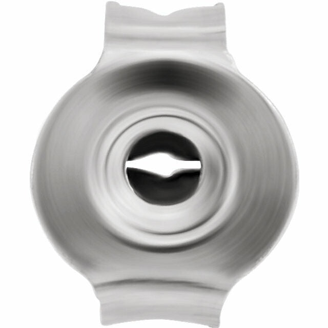 14K White Gold Ultra-Lightweight Friction Earring Back with 3.1 mm Pad