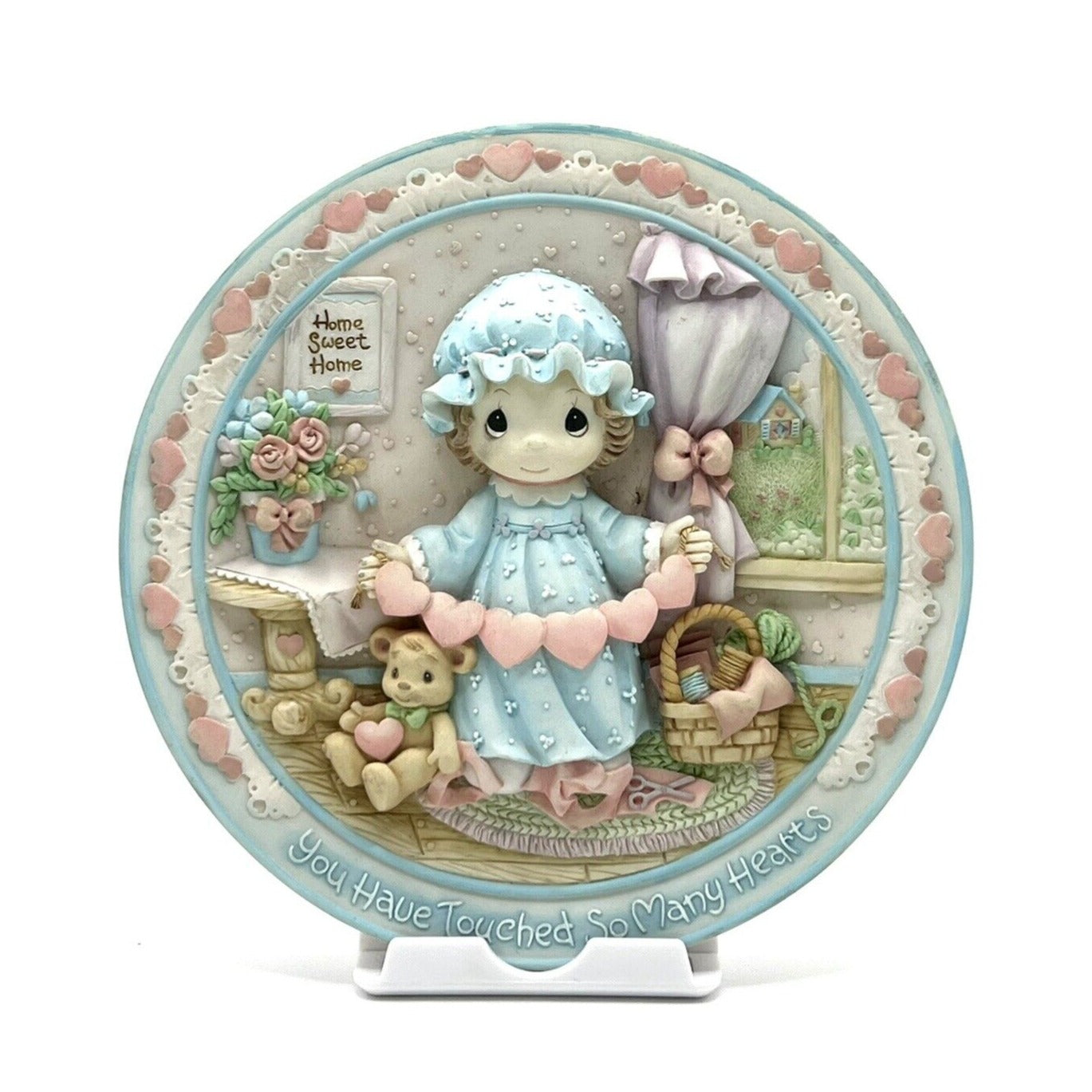 Precious Moments Porcelain Plate You Have Touched So Many Hearts