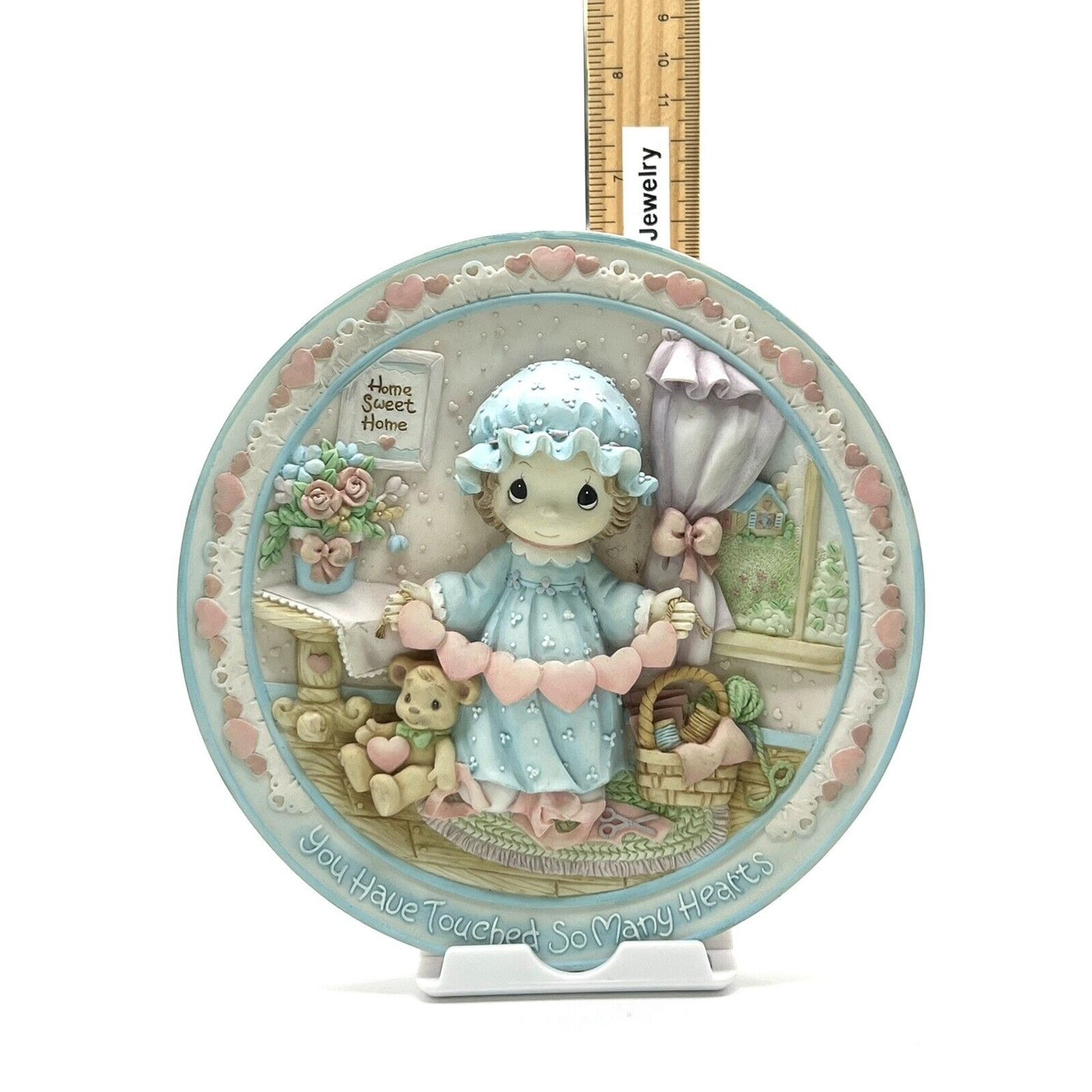 Precious Moments Porcelain Plate You Have Touched So Many Hearts