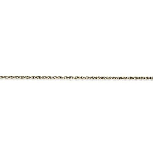 10k Yellow Gold .95mm Carded Cable Rope 16 inch Chain
