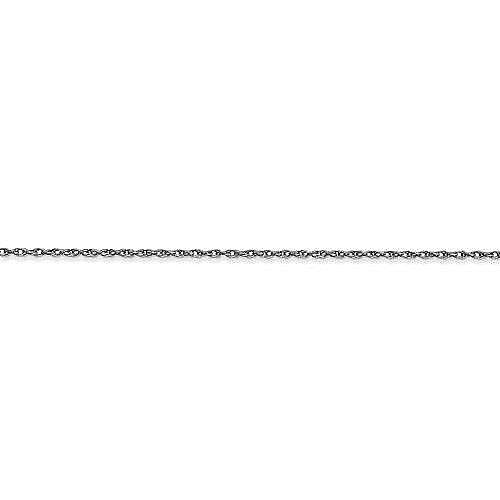 .95 mm Cable Rope 16 Inch Chain 10k White Gold