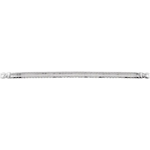 Ladies Stainless Steel Ring End Expansion Band 8-10mm