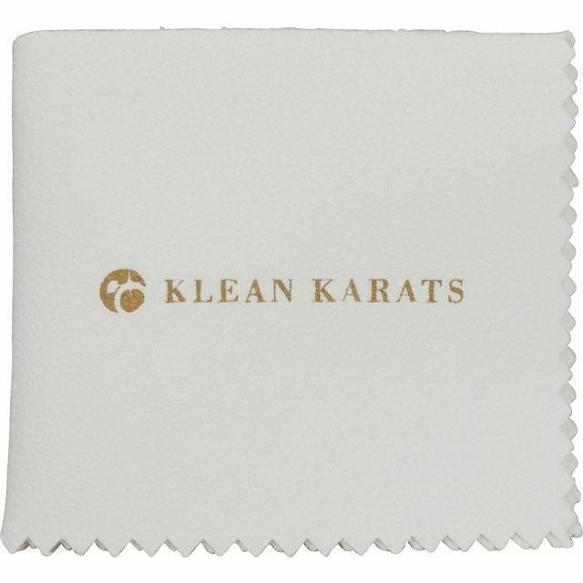 Klean Karats 8x8 Inch Untreated Polishing Cloth - Individually Wrapped
