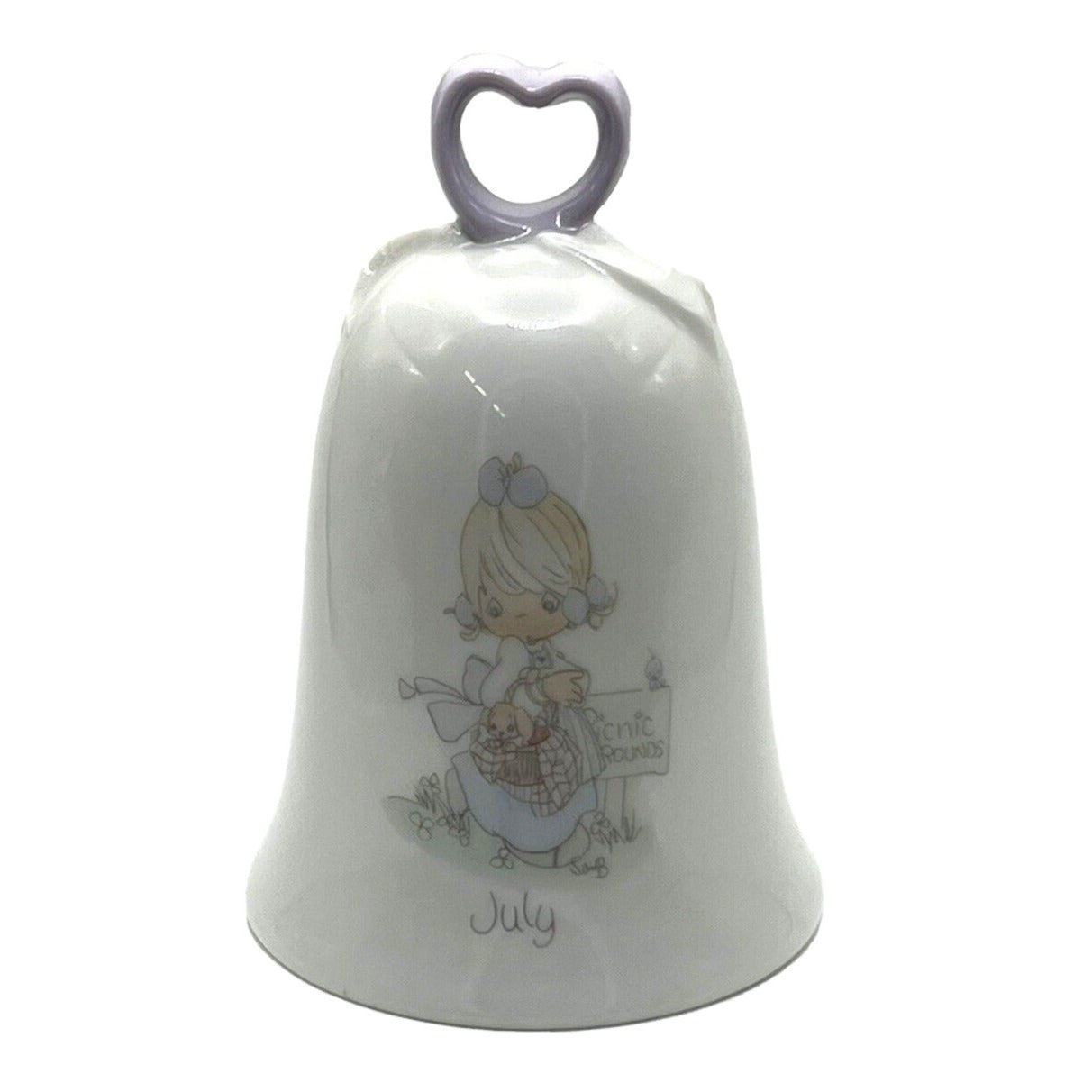 Precious Moments Porcelain Bell Month of July