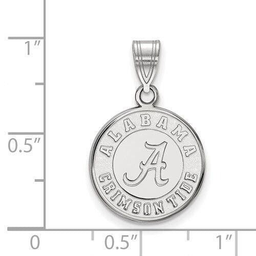 Sterling Silver University Of Alabama Crimson Tide Pendant 925