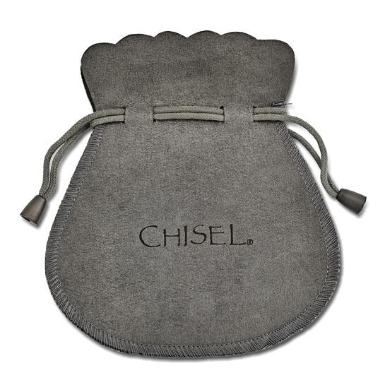Chisel Stainless Steel Polished Yellow IP-plated 40mm Diameter 2mm Hoop Earrings