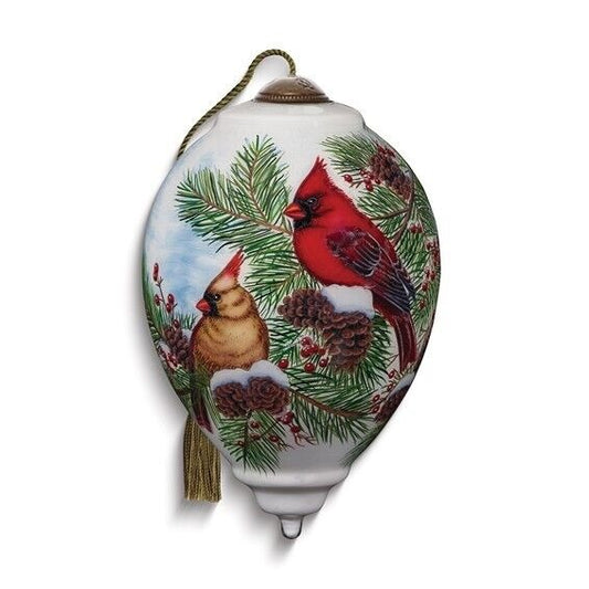 Neqwa Art Faith Comes From What is Heard Hand-painted Glass Ornament