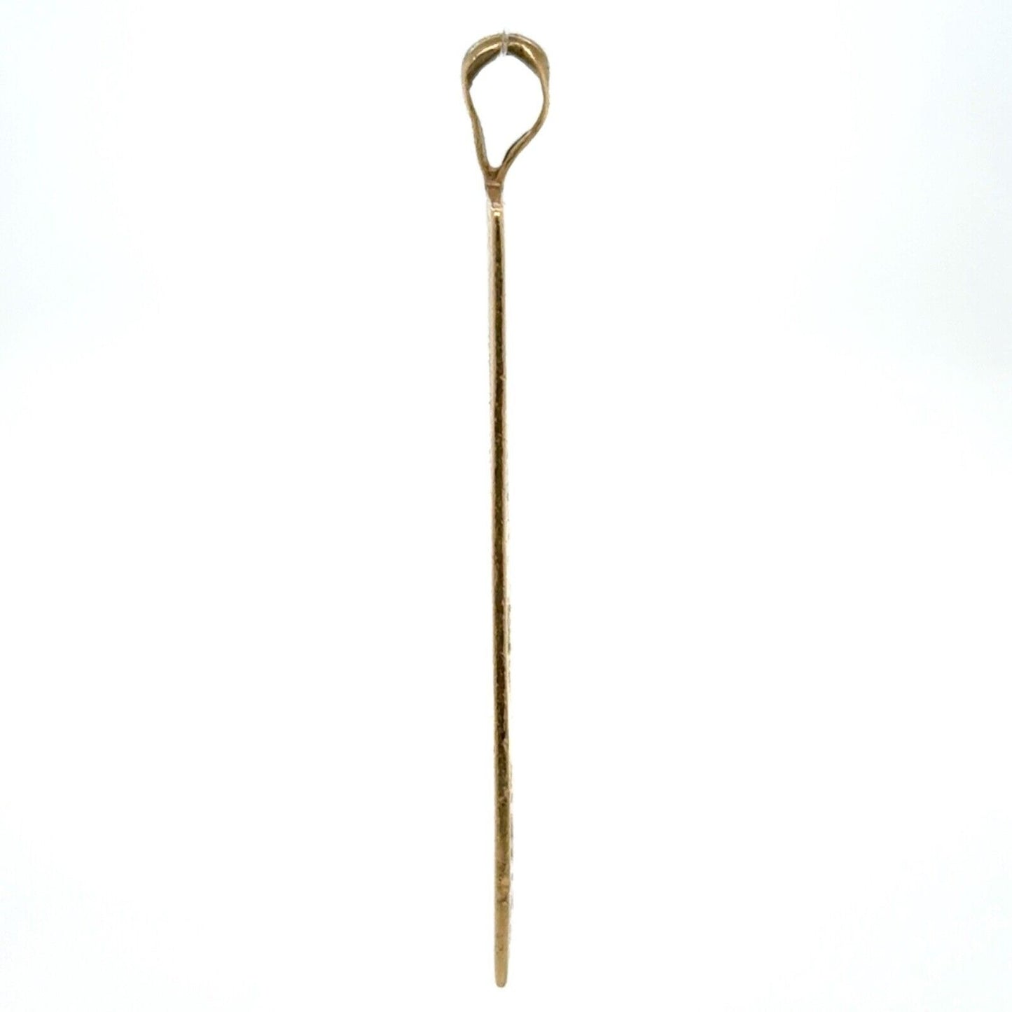 $100 Bill 14k Yellow Gold Pendant 6.0g