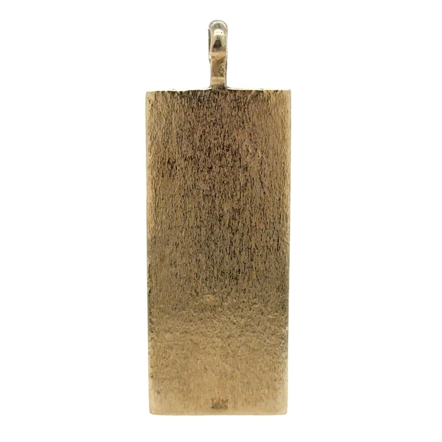 $100 Bill 14k Yellow Gold Pendant 6.0g