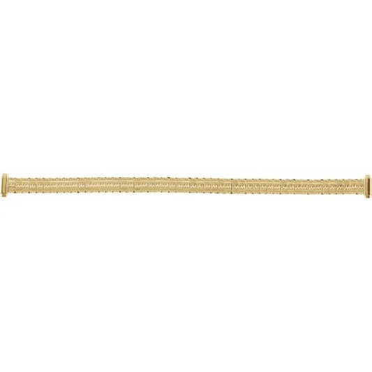 Ladies 8-10 mm Yellow Straight, Spring End Expansion Watch Band