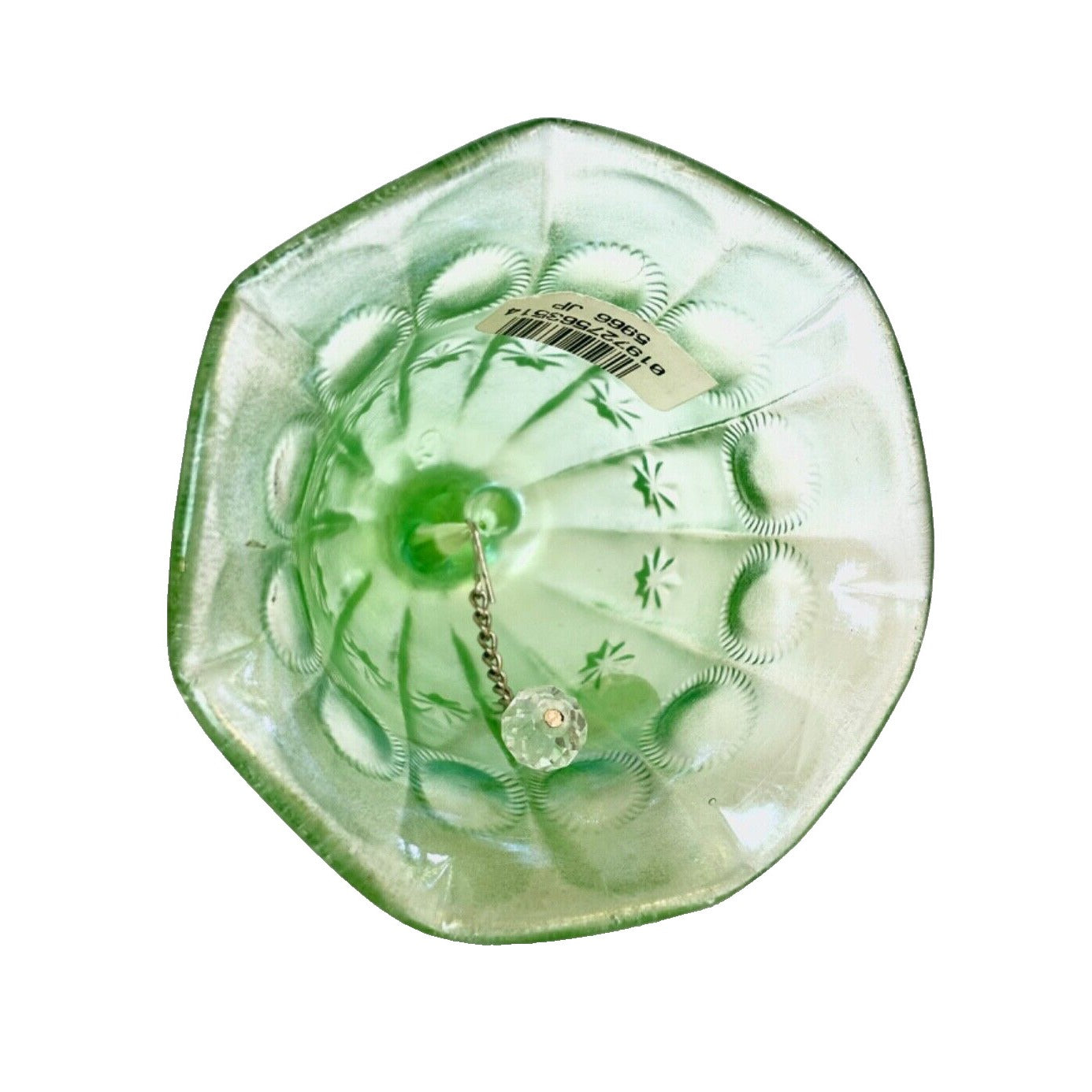 Fenton Decorative Green Bell