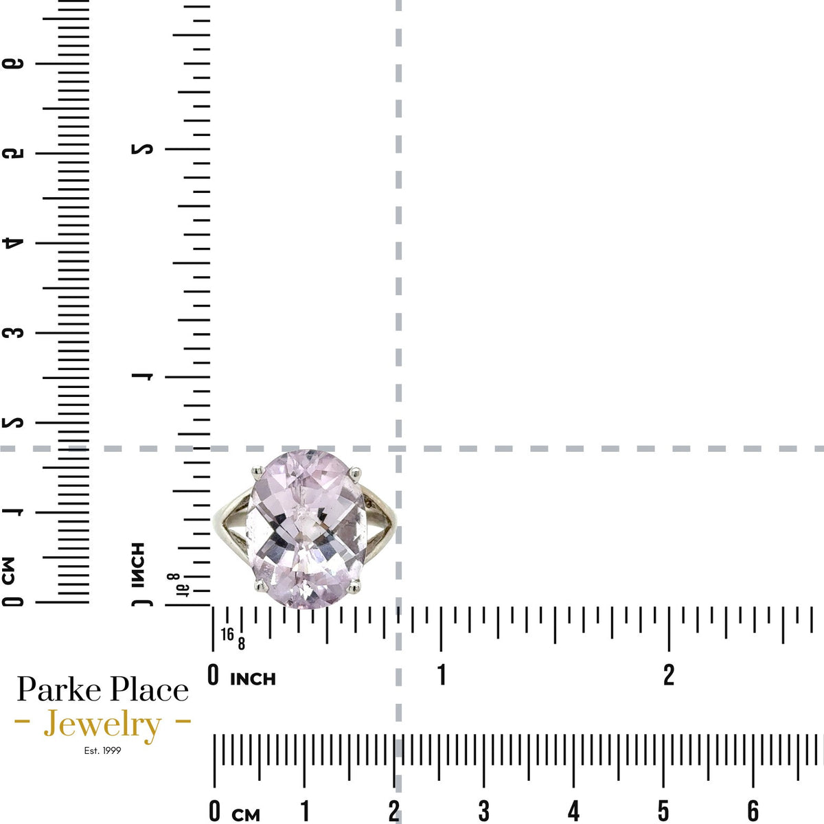 8.70ct Brazilian Rose Quartz Solitaire 14k White Gold Ring Size 7.25