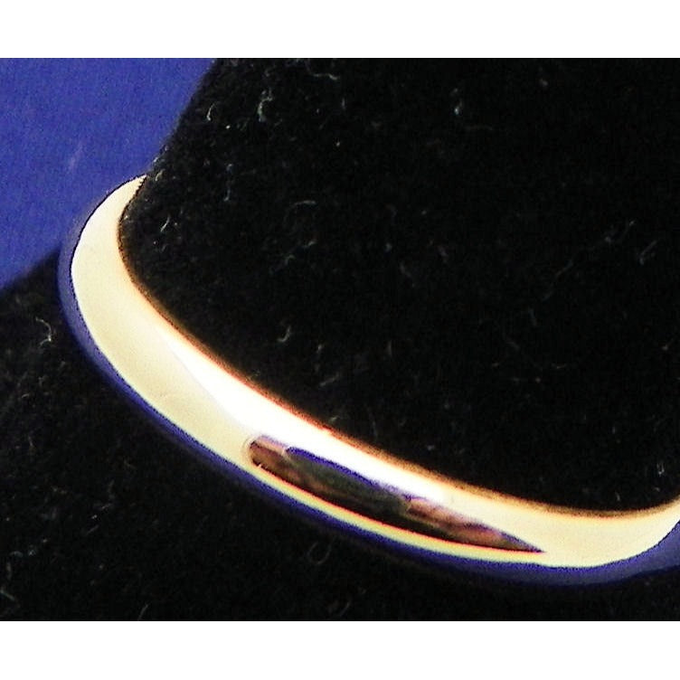 3.8mm Wedding Band Ring  14K Yellow Gold 3.9g Size 11.25