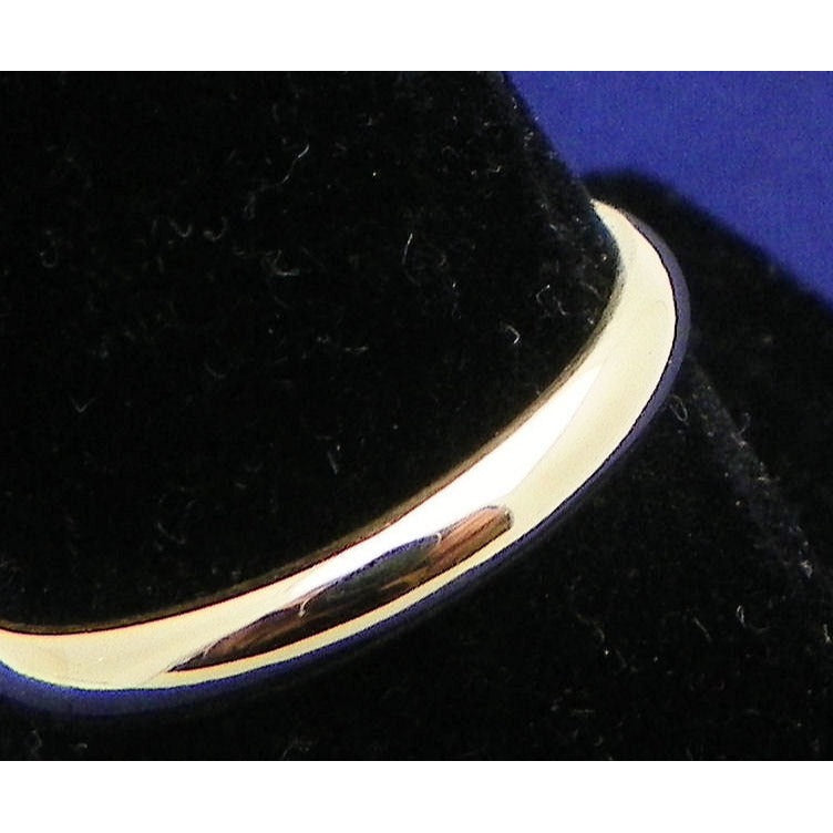 3.8mm Wedding Band Ring  14K Yellow Gold 3.9g Size 11.25