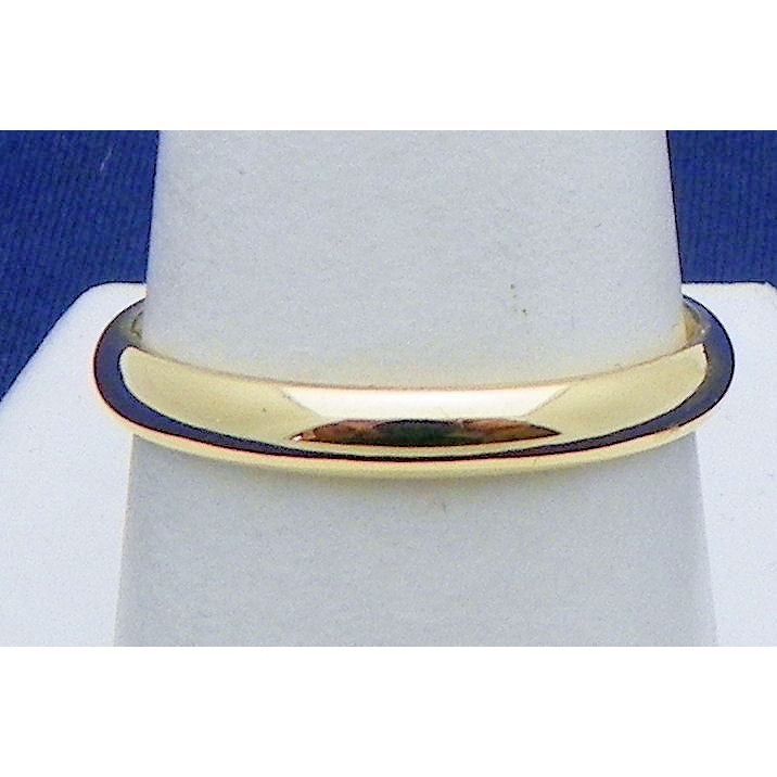 3.8mm Wedding Band Ring  14K Yellow Gold 3.9g Size 11.25