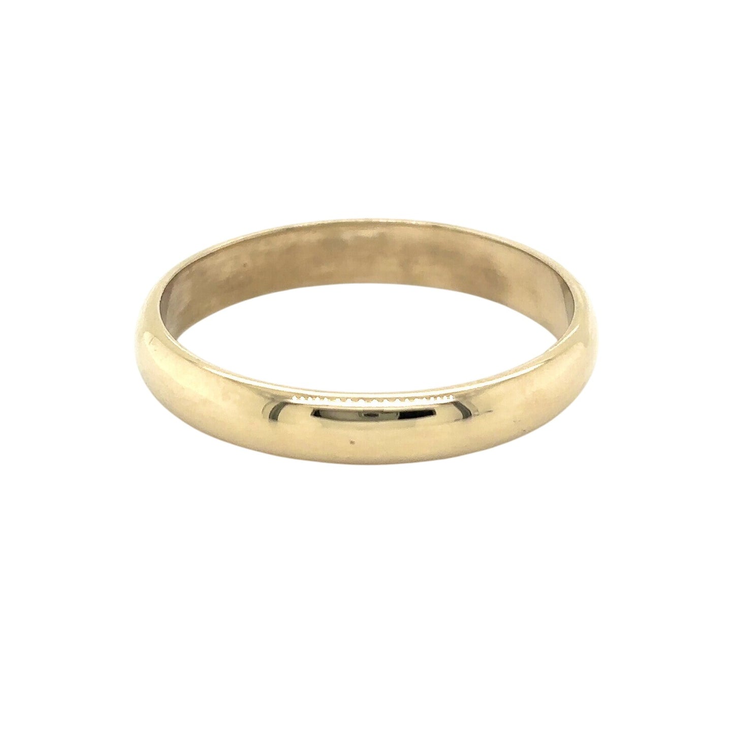 3.8mm Wedding Band Ring  14K Yellow Gold 3.9g Size 11.25
