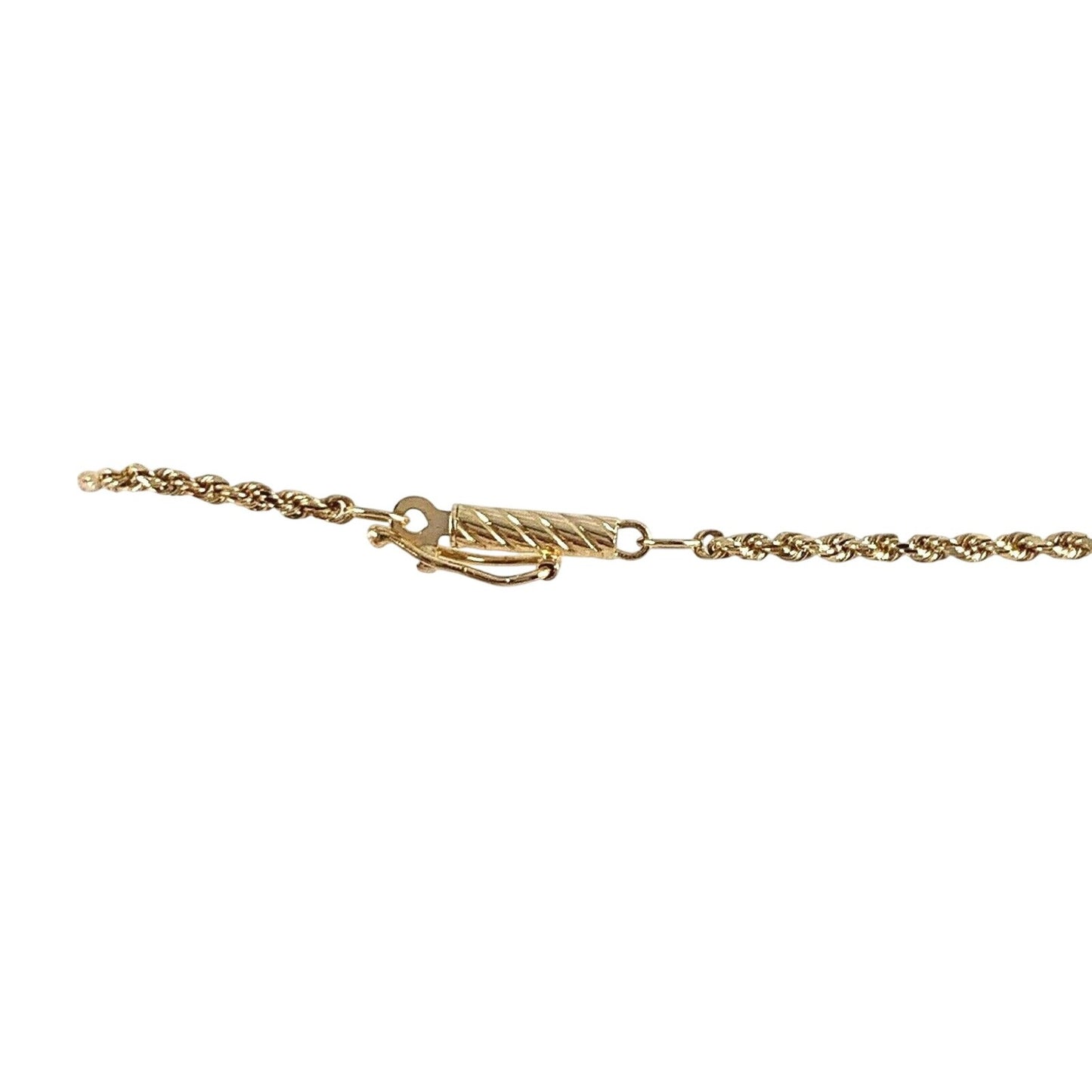 1.4 mm Rope 18 inch Chain REAL SOLID 14 k Yellow Gold 3.8 g
