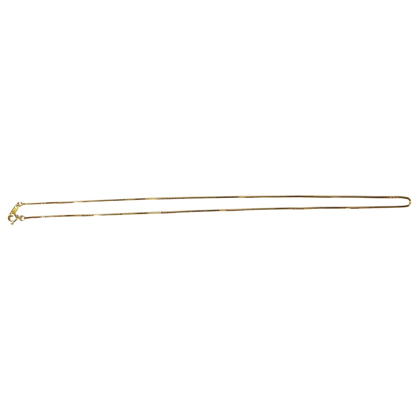 14k Yellow Gold 18 inch Box Chain 2.4g