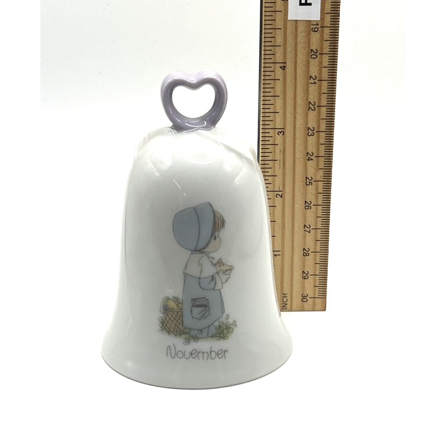 Precious Moments Porcelain Bell Month of November