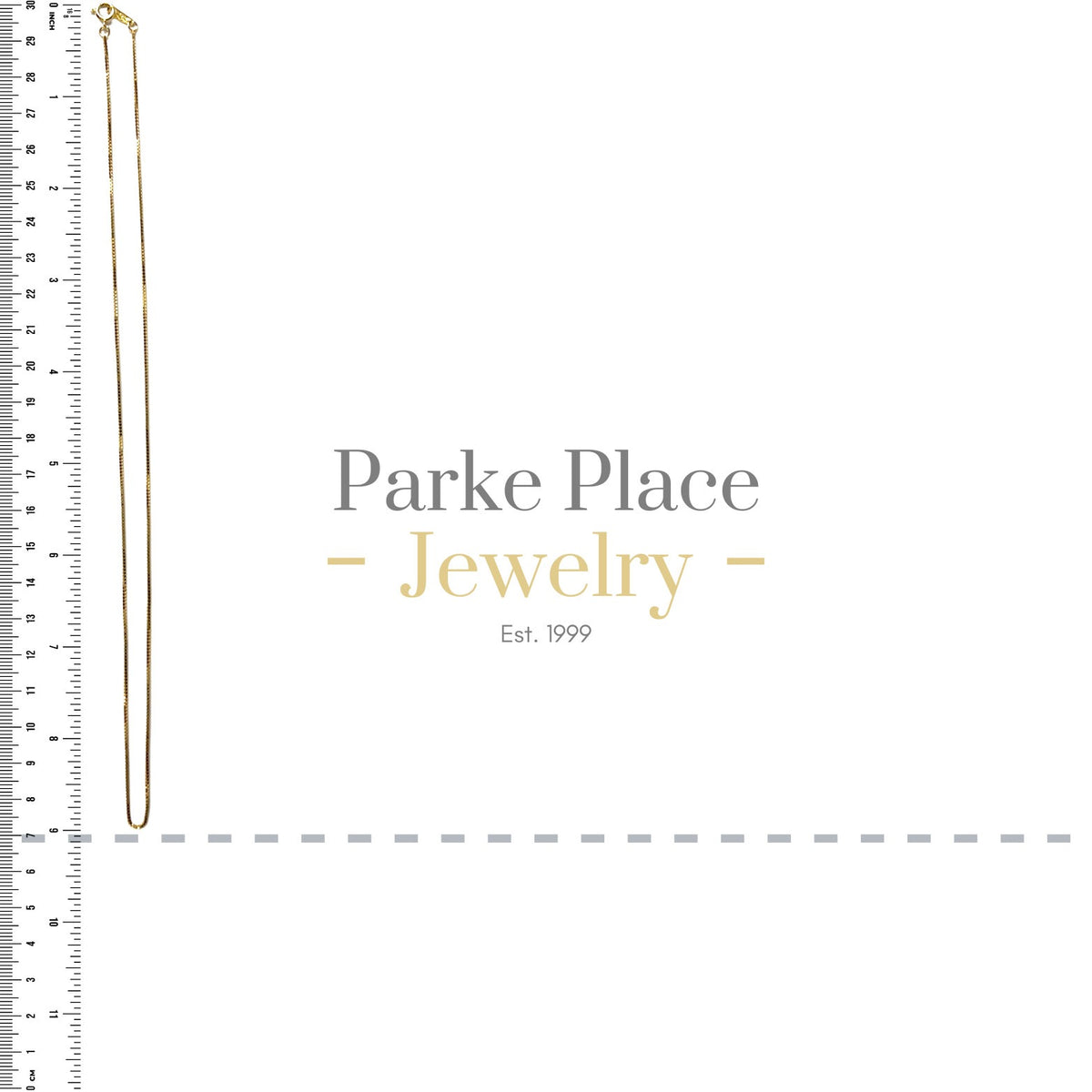 14k Yellow Gold 18 inch Box Chain 2.4g