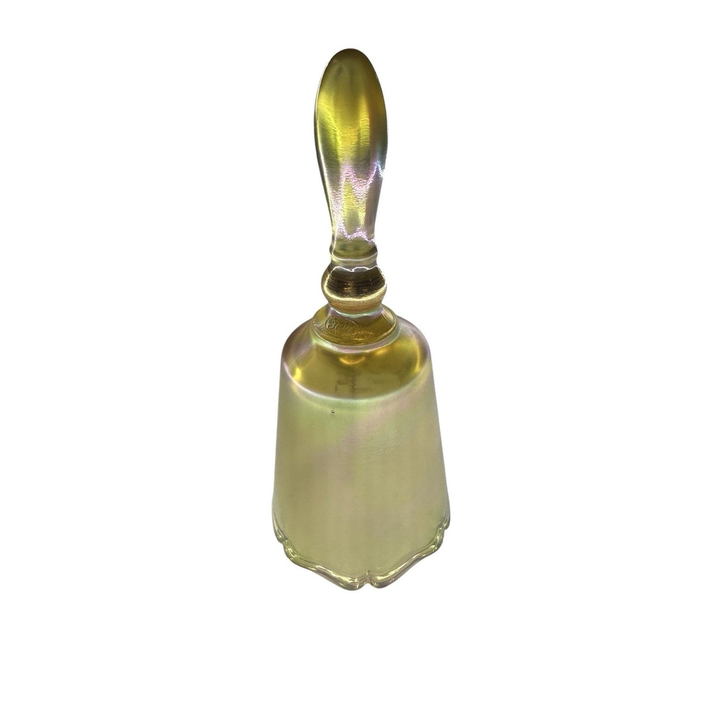 Fenton 50th Anniversary Bell 7463 51 Signed gold iridescent Color