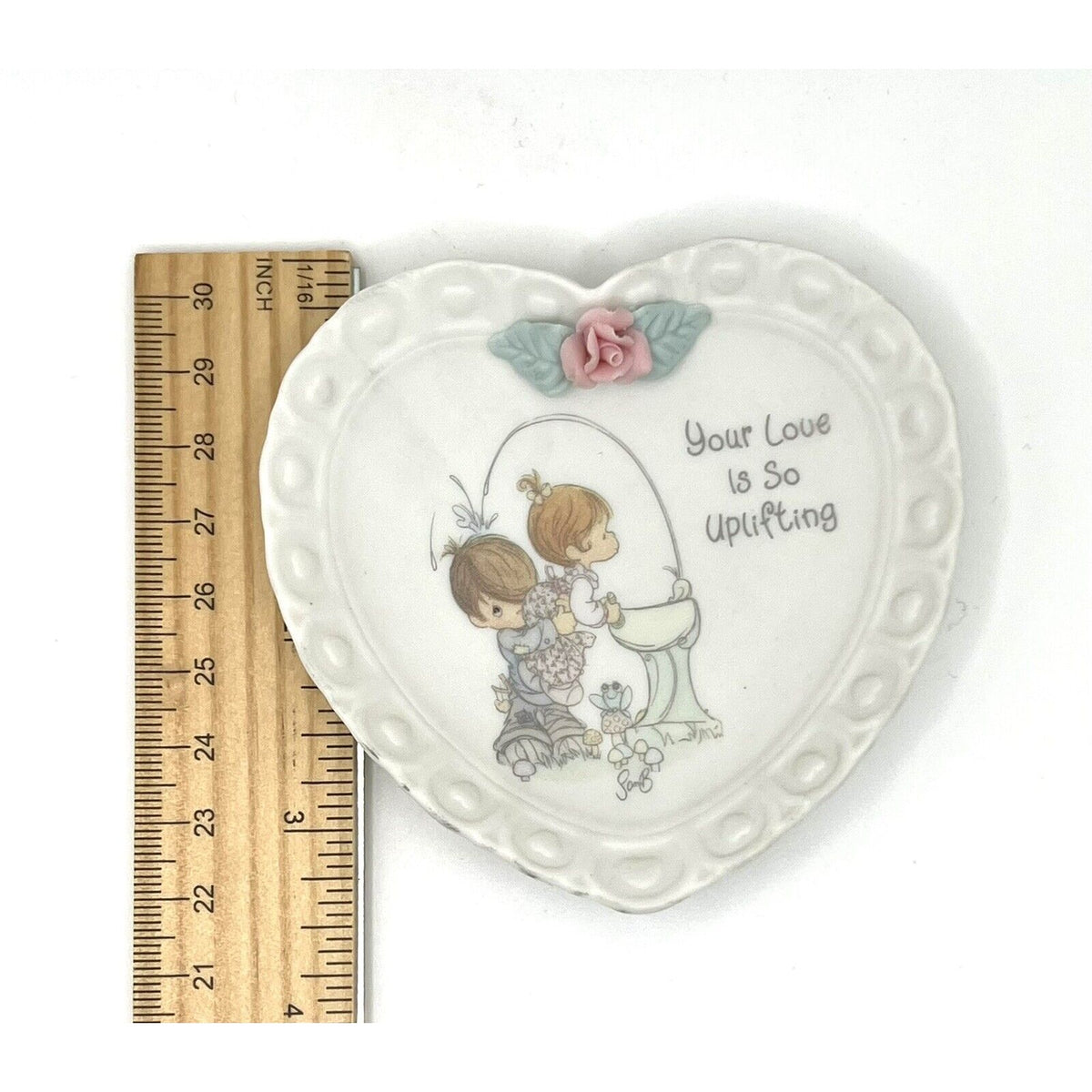 Precious Moments Porcelain Plate Your Love Is So Uplifting