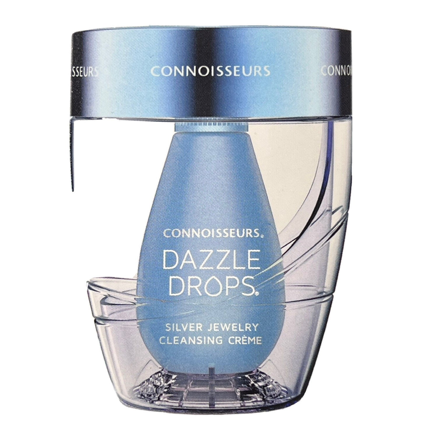 CONNOISSEURS Dazzle Drops Silver Jewelry Cleansing Creme Kit Non-Toxic