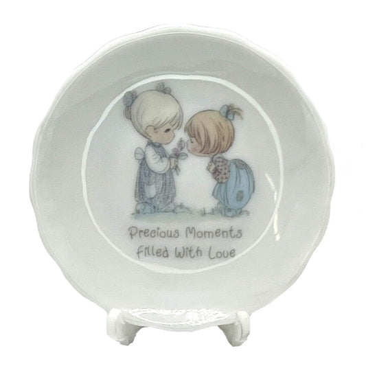 Precious Moments Porcelain Plate Precious Moments Filled With Love