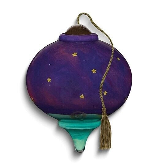 Ne'Qwa Art Sweetly Singing O'er the Plains by Sarah Summers Glass Ornament