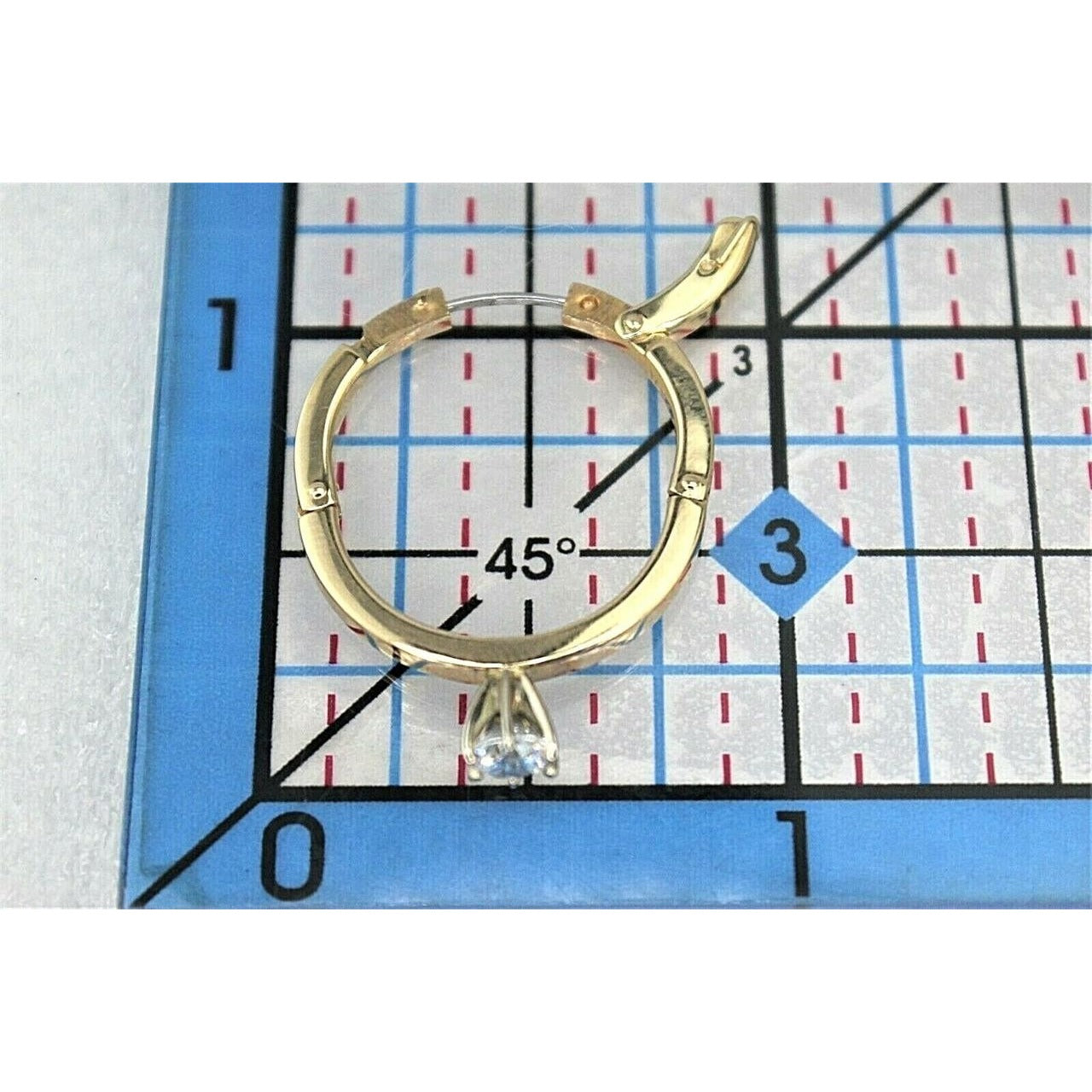 Arthritis 1/5 ct Diamond Solitaire Adjustable Ring 10k Yellow Gold