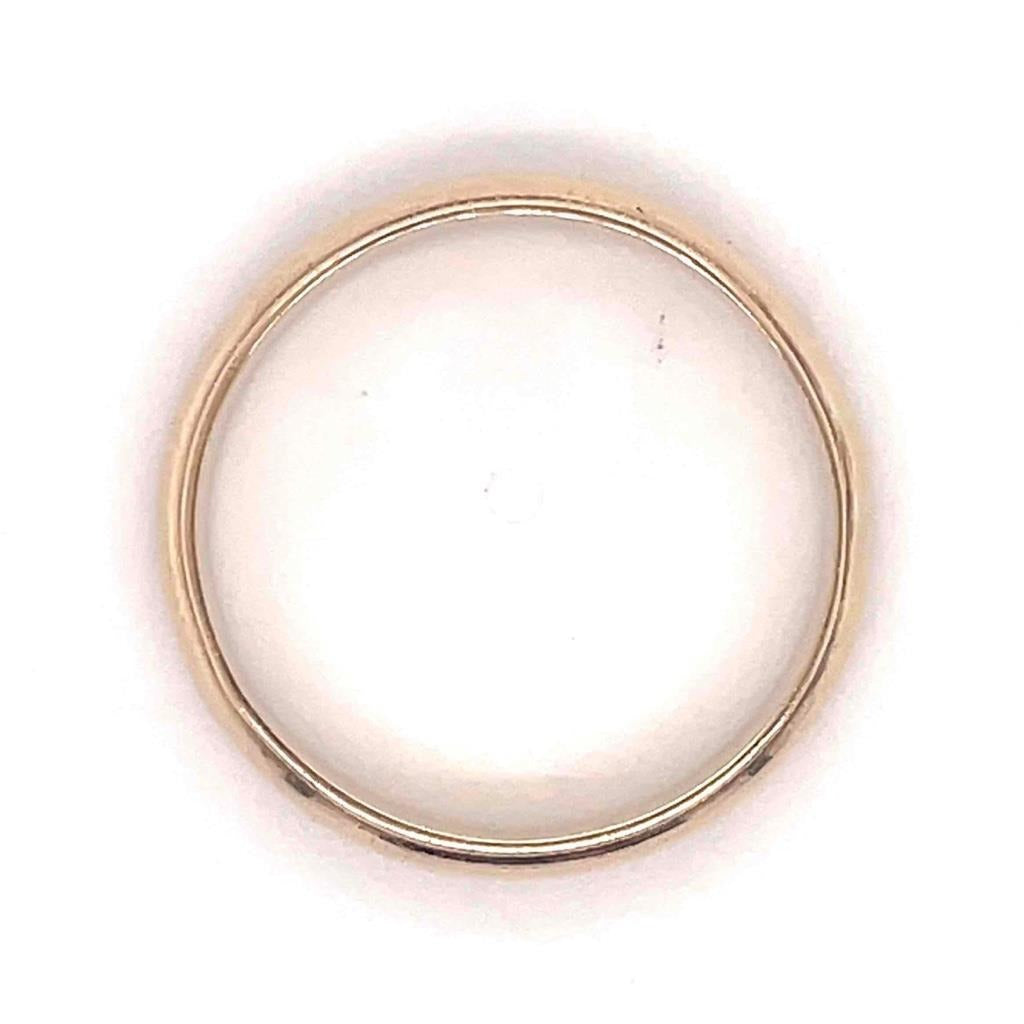 4.8mm Wedding Band Ring 14k Yellow Gold 5.1g Size 10.75