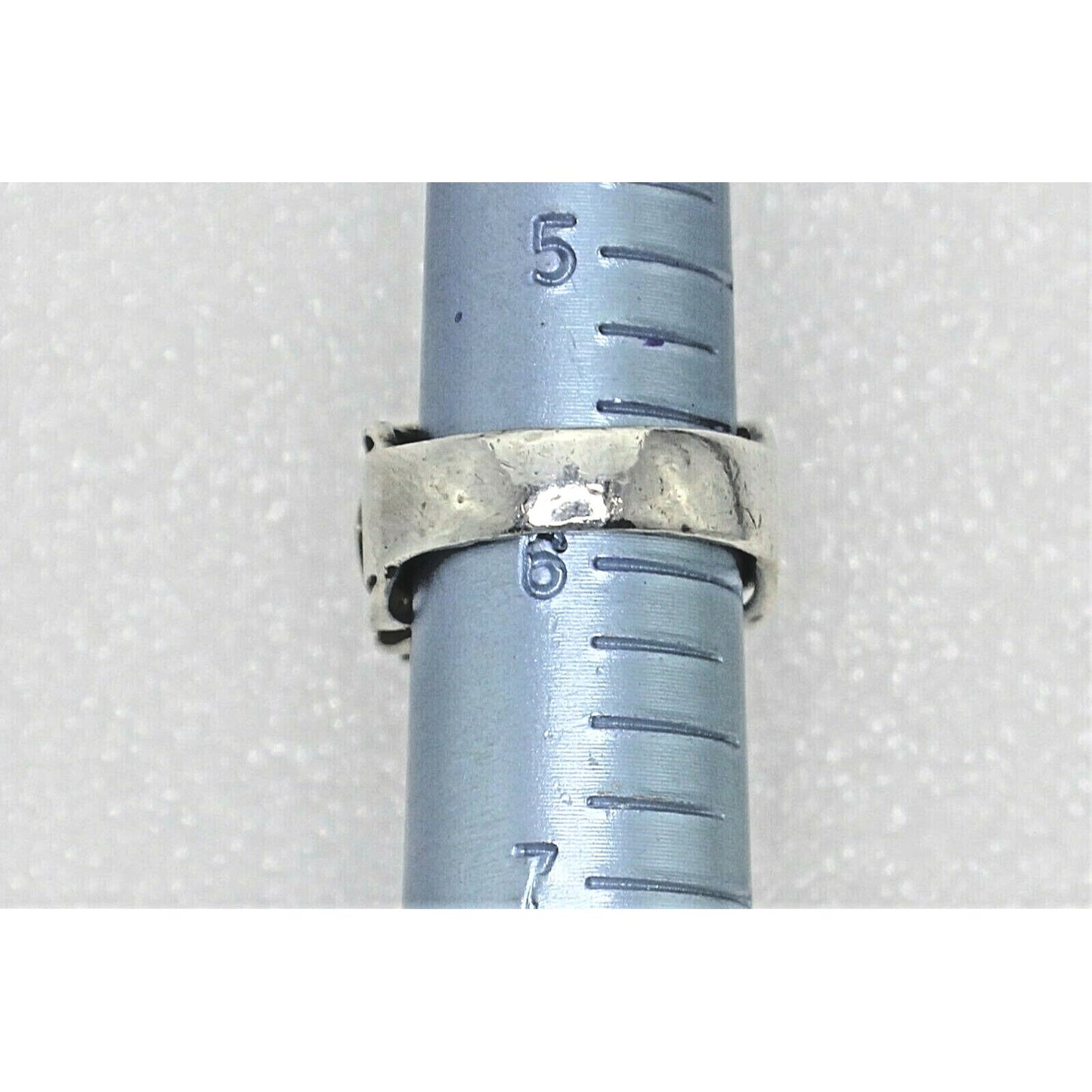 Sterling Silver Multi Gemstone Ring 8.2g Size 6