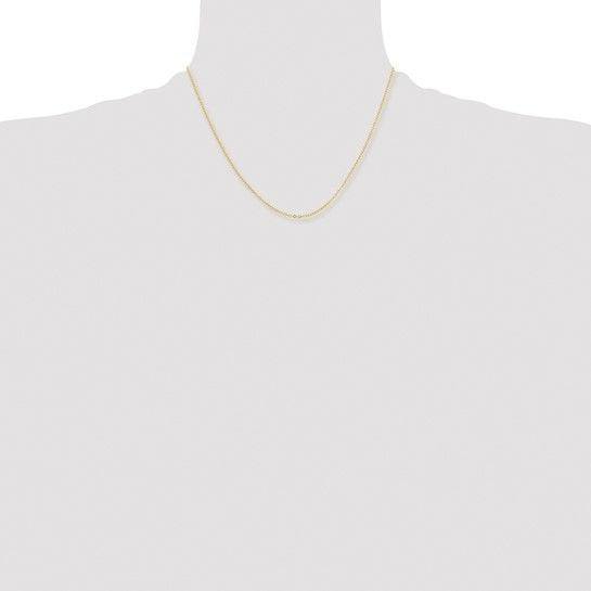 Chisel Gold-Tone Brass 1.70mm Plated 18 inch Rolo Chain
