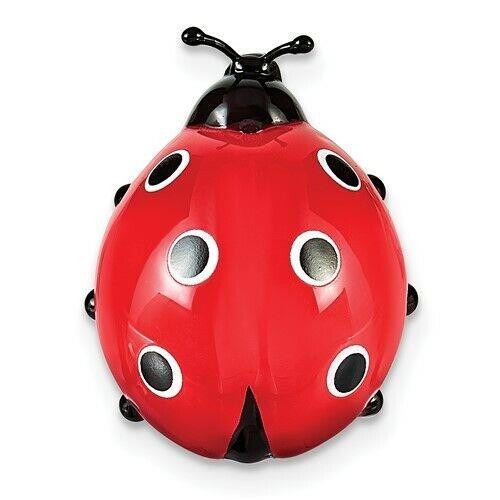 Glass Baron Red Ladybug Handcrafted Glass Figurine