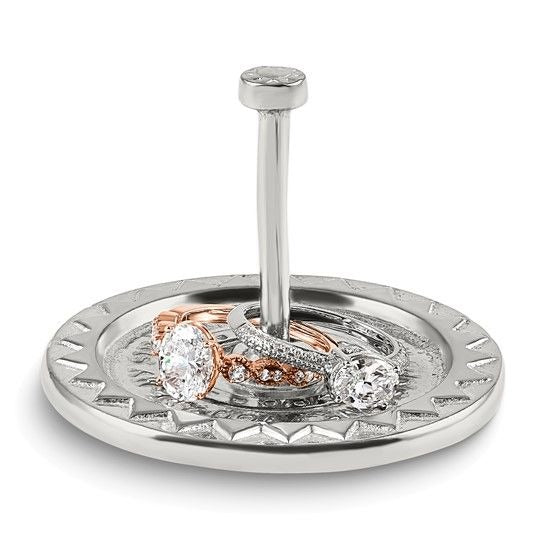 YOU ARE MY SUNSHINE Handcrafted Pewter Ring Holder Jewelry Stand