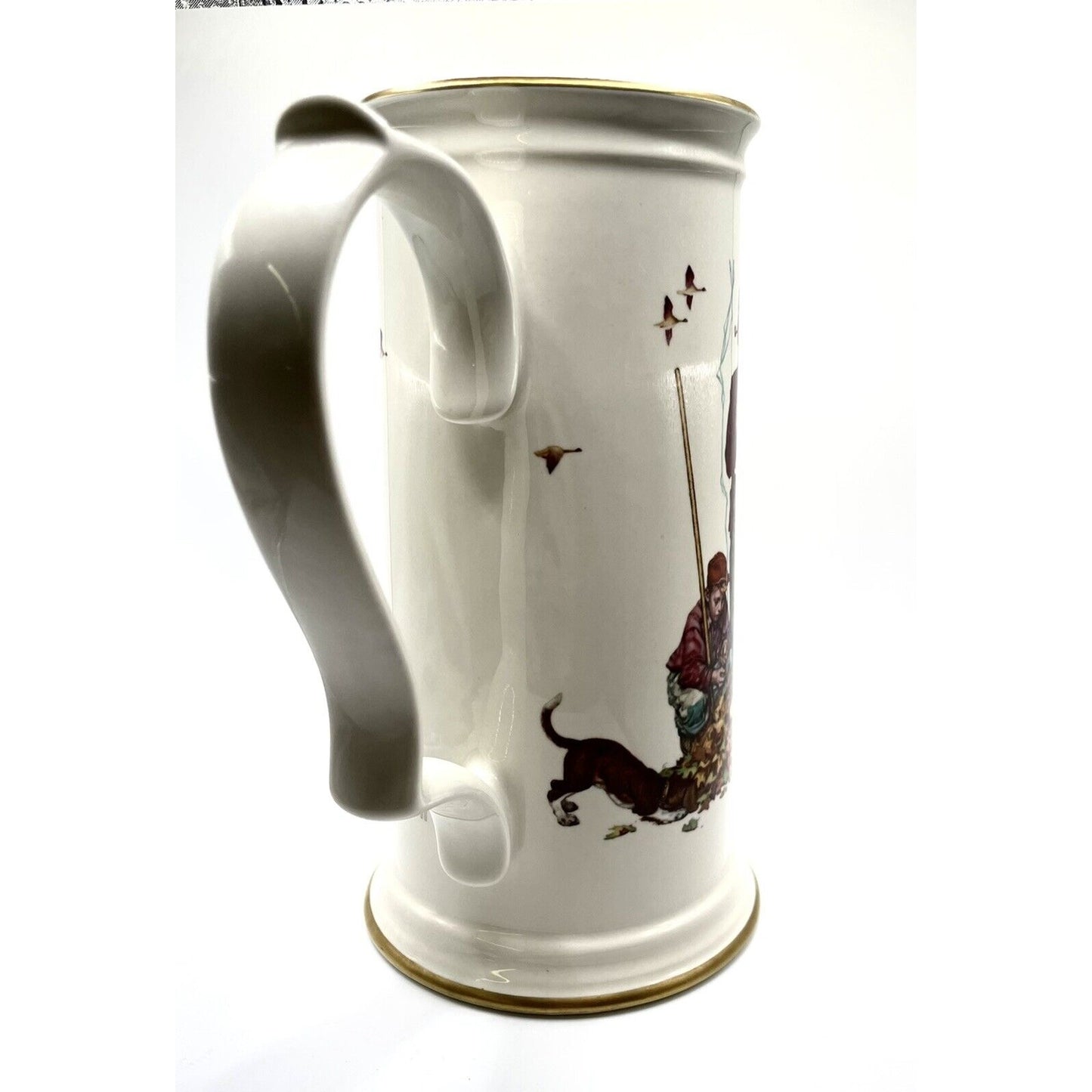 Vintage Norman Rockwell "Fall Pensive Pals" Stein Mug Gorham